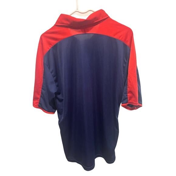 Vintage England Soccer Football Jersey Red Navy Blue early 2000s size mens small - Picture 4 of 5